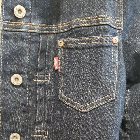 Levi's heritage  sherpa trucker jean jacket size medium NWNT - Picture 4 of 5